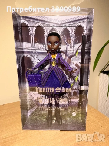 Колекционерска кукла Monster High x Wednesday Bianca Barclay, снимка 6 - Кукли - 53410310