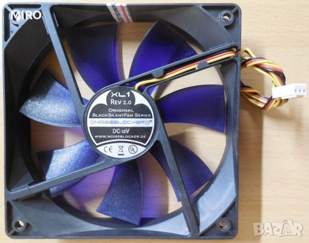 Noise Blocker BlackSilentFan Ultra Quiet XL1 Rev 2.0 120mm , снимка 1 - Работни компютри - 46692260