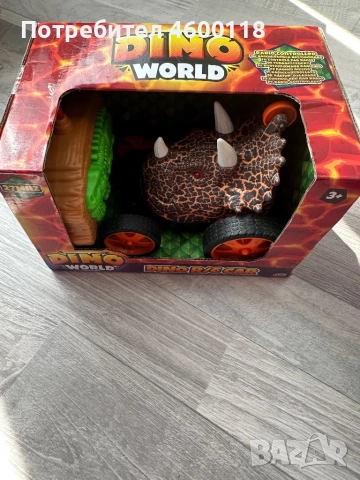 Кола динозавър с дистанционно 