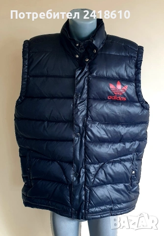 Adidas Originals Motorcycle Vest Mens Size XL / 2XL ОРИГИНАЛ Мъжки Пухен Елек!, снимка 12 - Якета - 53444319
