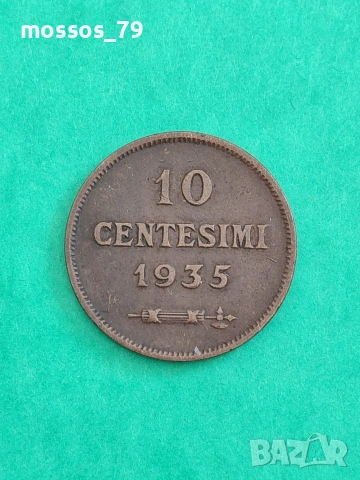 Лот две монети Сан Марино 