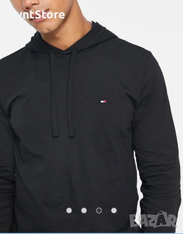 TOMMY HILFIGER – Тънък суитшърт / Блуза с качулка, снимка 4 - Суичъри - 53009982