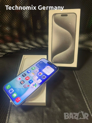 Apple iPhone 15 Pro Max 256GB, White Titanium, снимка 6 - Apple iPhone - 53680542