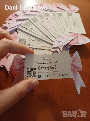 Рекламни тагчета (визитки) за локална реклама на малък бизнес, снимка 3 - Други услуги - 53501650