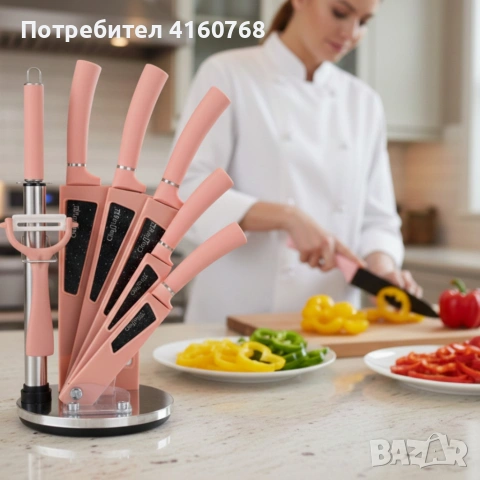 комплект кухненски ножове, снимка 2 - Други - 53185467