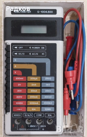 Продавам цифров мултиметър G-1004.500, снимка 2 - Друга електроника - 52617526