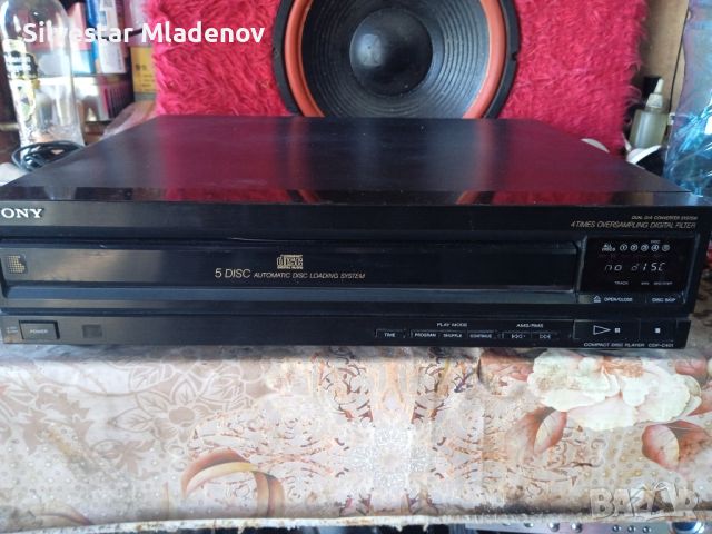 Cd player Sony cdp-c401 5(discs)