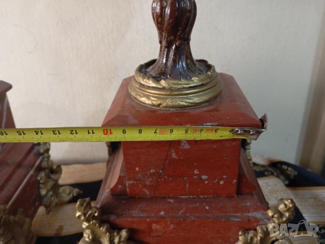 Барокови свещници комплект, снимка 5 - Други ценни предмети - 52500002