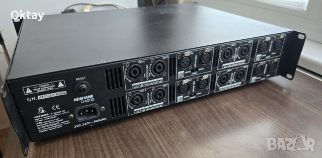 Newhank D4000 крайно стъпало 8x500W, снимка 2 - Ресийвъри, усилватели, смесителни пултове - 52880725
