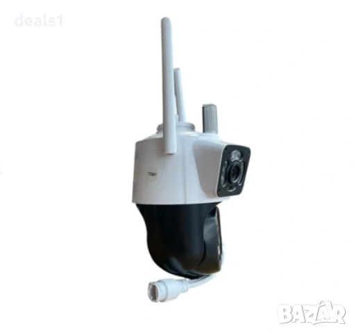 Триобективна 12MP WiFi IP Камера 50 Диода Двупосочно аудио Цветно нощно виждане iCSee APP, снимка 3 - IP камери - 46588354