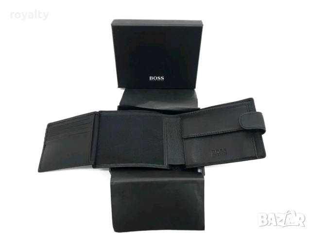 Мъжки портфейл Нugo Вoss 003 Естествена кожа, снимка 3 - Портфейли, портмонета - 52884303