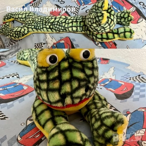 Плюшена играчка жабка