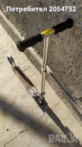 Сгъваема тротинетка с крачна спирачка, снимка 14 - Скейтборд, ховърборд, уейвборд - 51513925