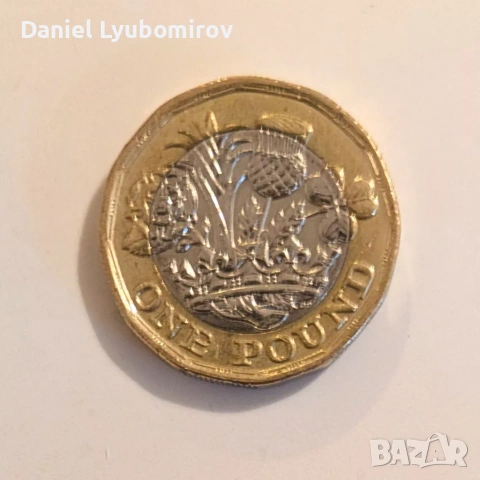 Монета от 1 паунд, Великобритания, 2016 г. , снимка 2 - Нумизматика и бонистика - 53085266