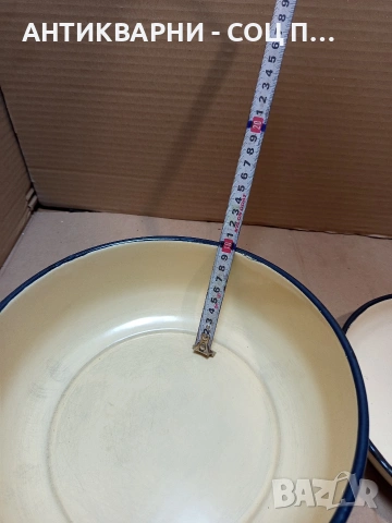 Комплект Соц Стари Емайлирани Български Съдове Купи. НОМЕР 1704., снимка 11 - Антикварни и старинни предмети - 53818669