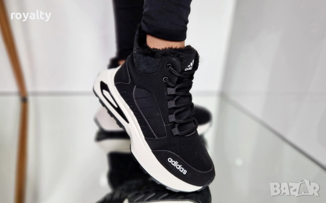 Adidas Черни Зимни Дамски Боти , снимка 2 - Дамски боти - 52117112