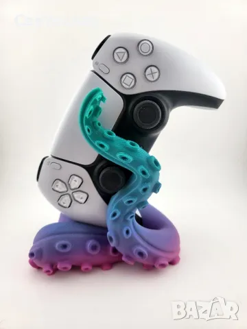 Уникална поставка за гейминг джойстик/контролер – октопод!, снимка 4 - Аксесоари - 50256599