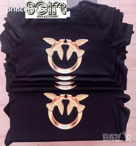 Дамска тениска реплика PINKO/ПИНКО С-ХХЛ, снимка 2 - Тениски - 53933496