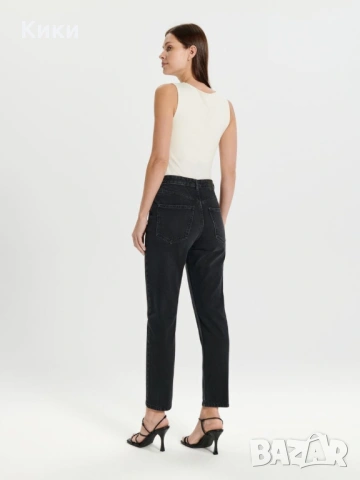 SINSAY ВИСОКА ТАЛИЯ Дънки с кройка Mom fit, снимка 2 - Дънки - 54220991