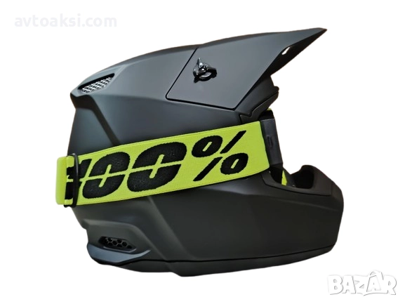 Каска Крос/Атв/Мотор с Очила 100%-10366, снимка 6 - Аксесоари и консумативи - 52857093