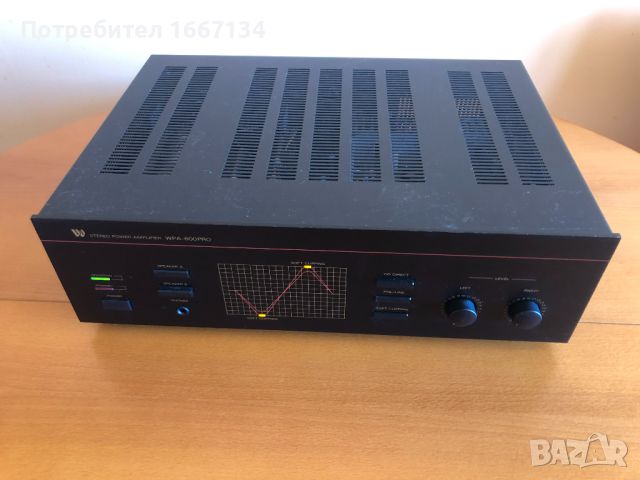  stereo power amplifier WPA-600PRO, снимка 6 - Ресийвъри, усилватели, смесителни пултове - 45192700