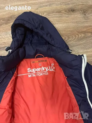 Superdry Japan Fuji Slim Double Zip изолирано дамско яке Л, снимка 9 - Якета - 49040774