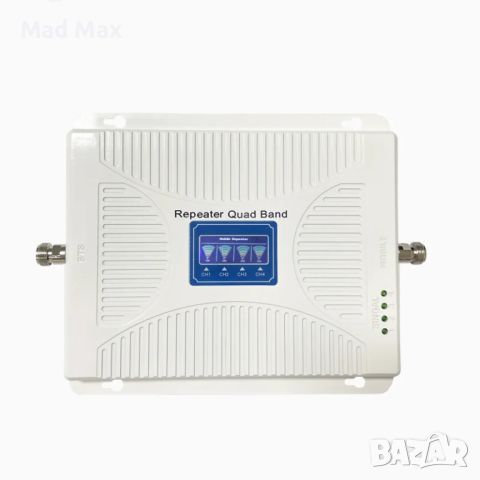 2G 3G 4G 5G LTE Booster Усилвател GSM Сигнал 700~900~1800~2100 MHz Band 1/3/8/28, снимка 2 - Мрежови адаптери - 46269605