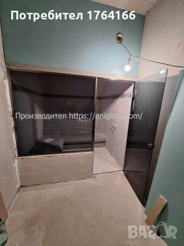 Стъклена преграда за сауна и парна баня , снимка 4 - Душ кабини и вани - 44939519