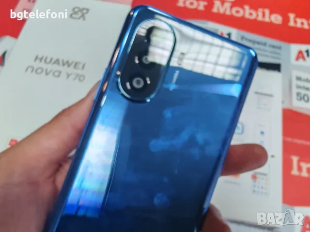 Промо!!!Huawei Nova Y70 4/128 демонстрационни нови телефони с 3 месеца гаранция, снимка 4 - Huawei - 47208788