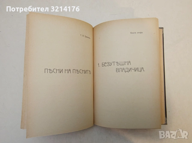 Литературни сборници; Южни цветове; Сняг. Песни на песните. Книга 1-2 – Т. В. Траяновъ , снимка 8 - Специализирана литература - 53621396