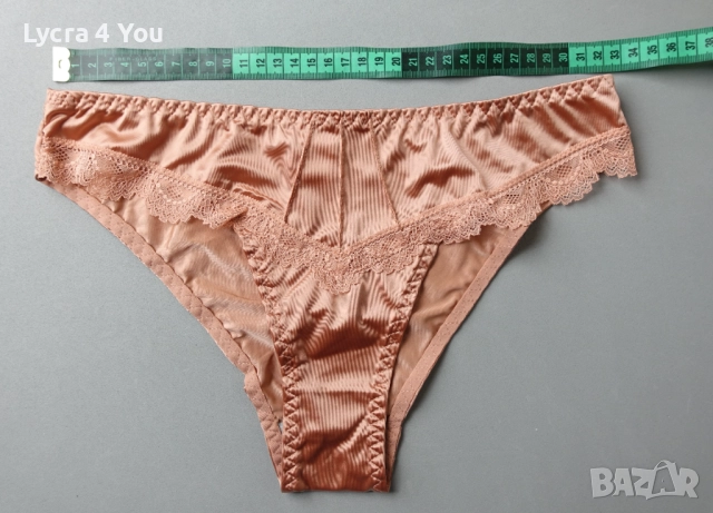 M дамски комплект от 5 цвята сатенени бикини, снимка 17 - Бельо - 50368116