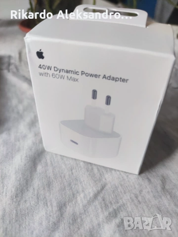 Супер бързо Зарядно 40-60W за iPhone 17 pro max  ОРИГИНАЛНО! ЧИСТО НОВО!, снимка 2 - Резервни части за телефони - 53064052