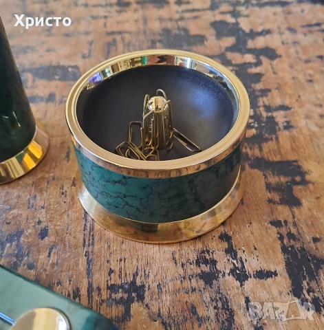 нож и ножица комплект Лерхе Lerche Солинген Solingen с 24 карата златно покритие и китайски лак, снимка 6 - Антикварни и старинни предмети - 31544226