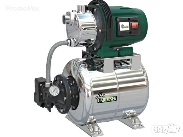 Хидрофор Mr Gardener HWW 3700 Inox 650W 3700 л/ч Автоматична помпа за битова вода