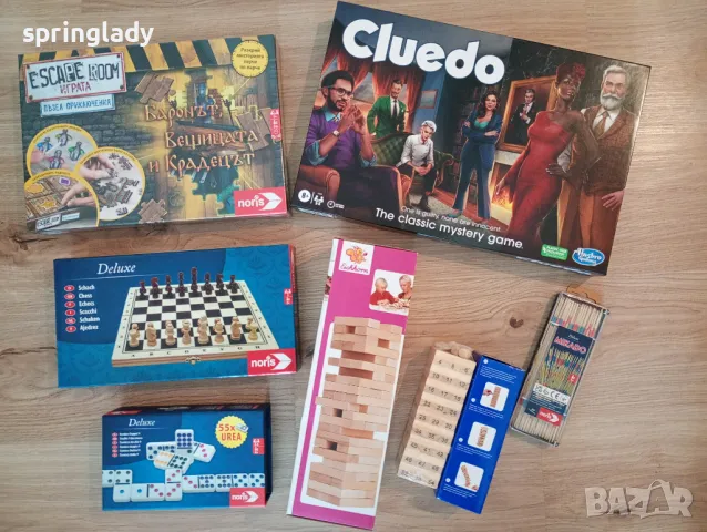 Нови настолни игри, различни модели и цени