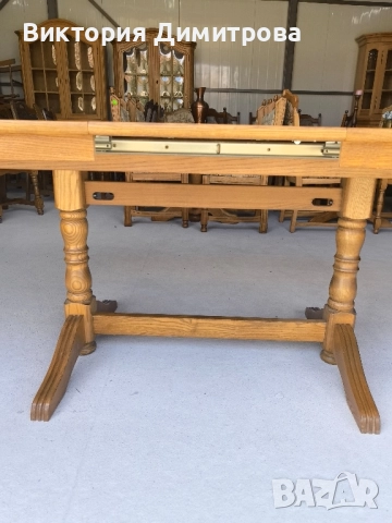 Разтегателна трапезна маса , снимка 4 - Маси - 51738306
