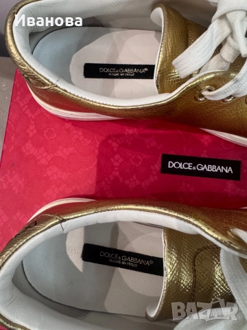 Оригинални дамски кецове DOLCE AND GABBANA, снимка 4 - Кецове - 52211246