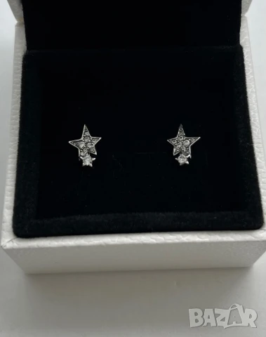 НОВИ! Оригинални Сребърни Обеци на Pandora/Пандора на Винт и с Английско Закопчаване S925/ALE!, снимка 11 - Обеци - 50578760