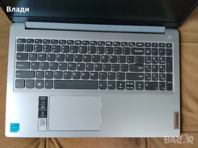 Lenovo Ideapad  1 15IJL7/4 ядрен Pentium 11 gen/ 8 GB/SSD 256 GB/отлична батерия, снимка 2 - Лаптопи за дома - 52955907