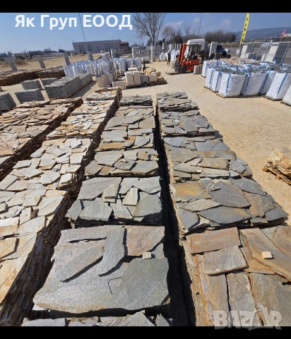 камъни гнайс тикли подова настилка декоративни обли градинско обзавеждане оформен глиц, снимка 6 - Облицовки - 53852346