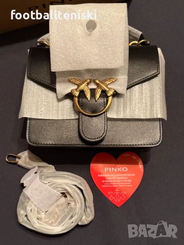 Pinko Oригинални дамски кожени чанти, снимка 6 - Чанти - 53502005