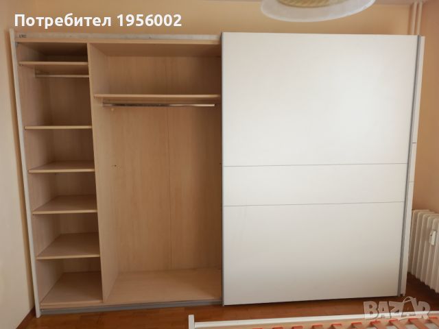 Комплект спалня и гардероб, снимка 3 - Спални и легла - 46311165