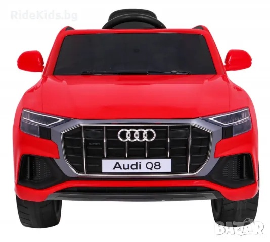 Audi Q8 12V – Детски акумулаторен джип, Червен, EVA гуми, снимка 2 - Детски велосипеди, триколки и коли - 50422688