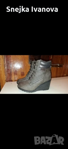 Боти Мат Стар платформа, снимка 2 - Дамски боти - 51070583