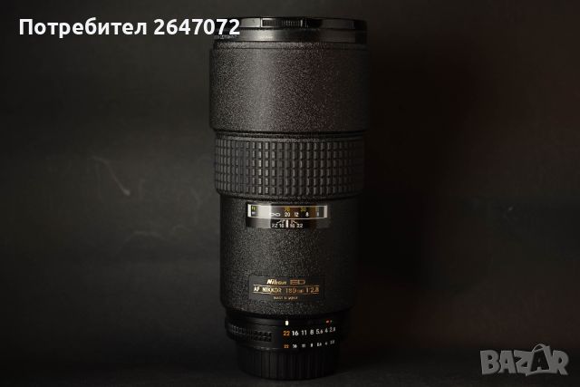 Nikon 180mm 2.8 AF, снимка 1 - Обективи и филтри - 46335206