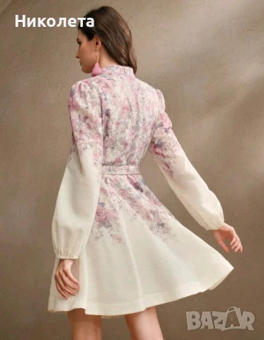 Разкроена рокля Флора, снимка 5 - Рокли - 50601190