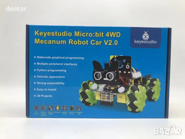 KEYESTUDIO BBC MicrobitV2 Starter Kit,комплект електронно програмиране, снимка 7 - Друга електроника - 47762630