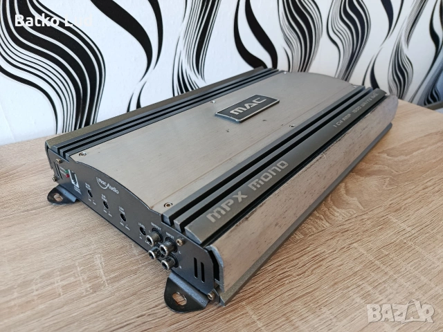 Усилвател Mac Audio MPX Mono (моноблок), снимка 6 - Ресийвъри, усилватели, смесителни пултове - 53580766