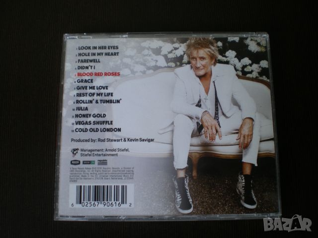 Rod Stewart ‎– Blood Red Roses 2018 CD, Album , снимка 3 - CD дискове - 45456766