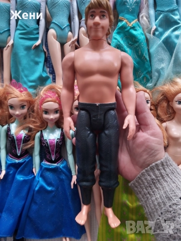 Оригинални Mattel Disney принцеси Дисни Барби Frozen Ана Елза Ариел Снежанка Рапиунцел Моана Бел, снимка 10 - Кукли - 52903317